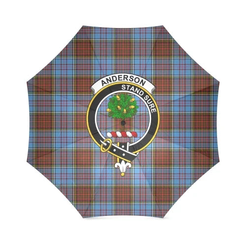 Anderson Modern Tartan Crest Umbrellas