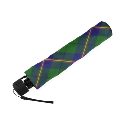 Carmichael Modern Tartan Crest Umbrellas