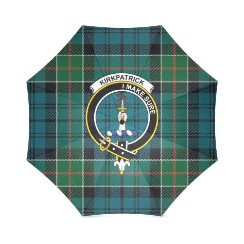 Kirkpatrick Tartan Crest Umbrellas