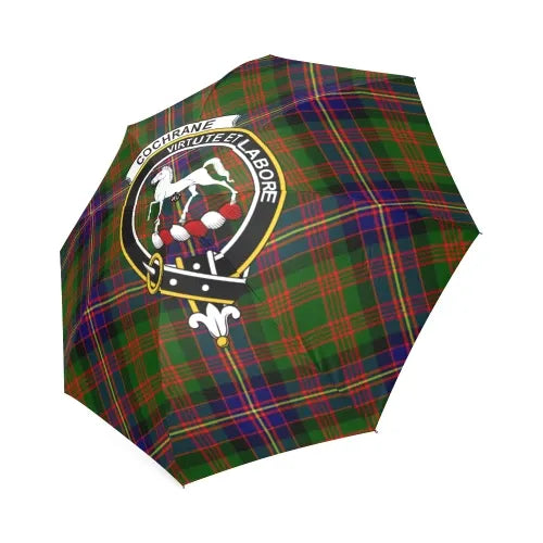 Cochrane Modern Tartan Crest Umbrellas