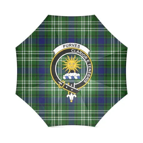 Purves Tartan Crest Umbrellas