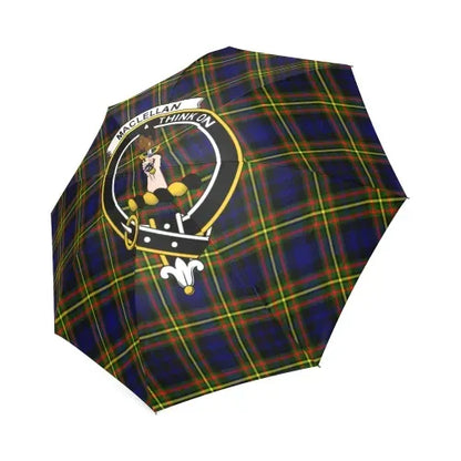 Maclellan Modern Tartan Crest Umbrellas