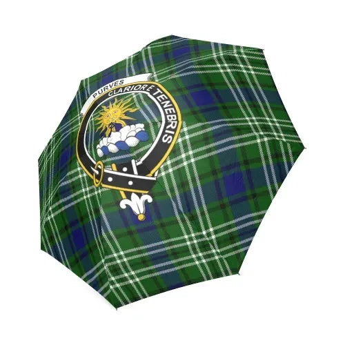 Purves Tartan Crest Umbrellas