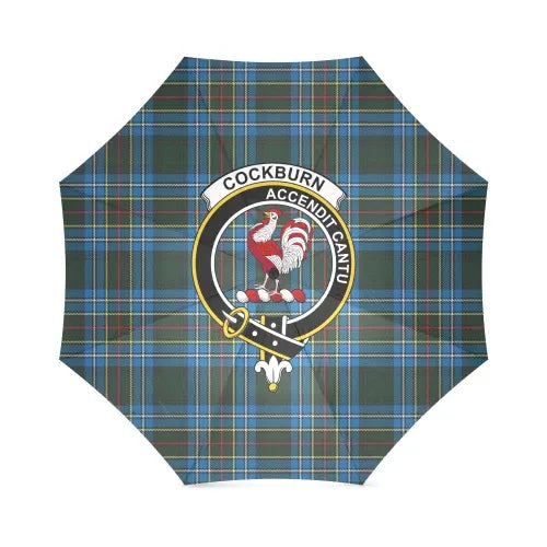 Cockburn Modern Tartan Crest Umbrellas