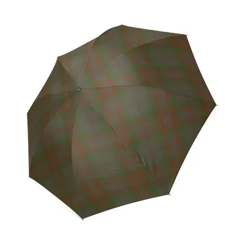 Gray Tartan Plaid Umbrellas