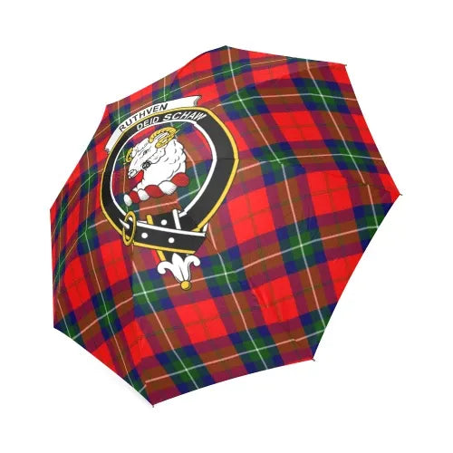 Ruthven Modern Tartan Crest Umbrellas