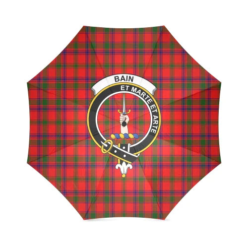 Bain Tartan Crest Umbrellas
