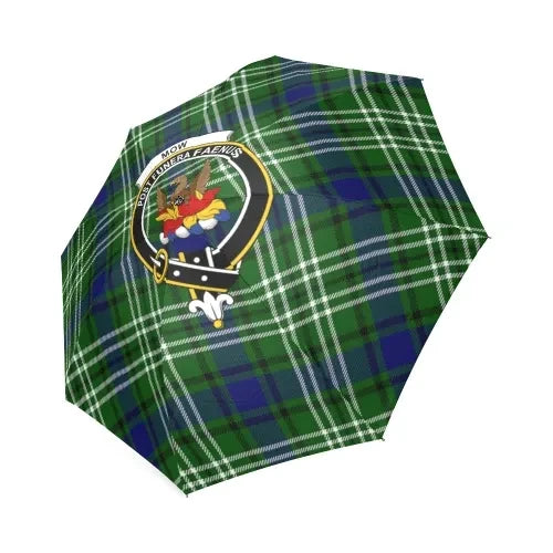 Mow Tartan Crest Umbrellas