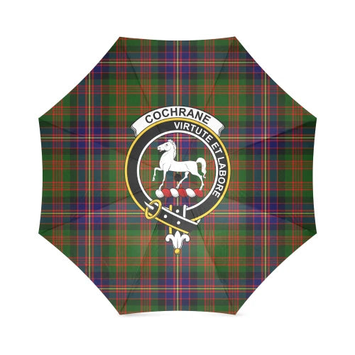 Cochrane Modern Tartan Crest Umbrellas