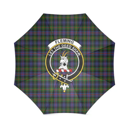 Fleming Tartan Crest Umbrellas