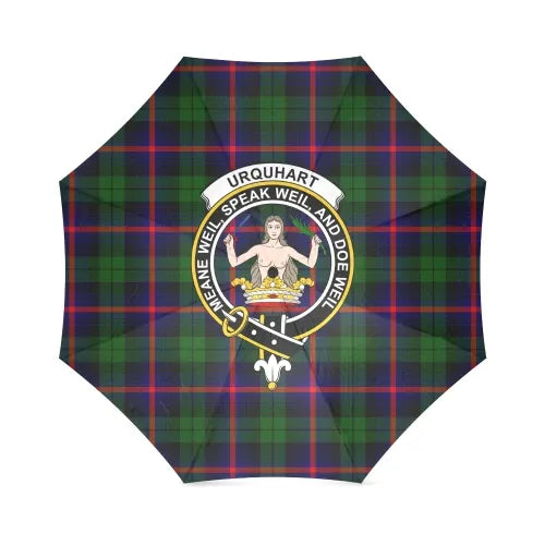 Urquhart Modern Tartan Crest Umbrellas