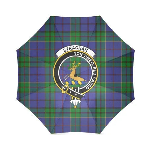 Strachan Tartan Crest Umbrellas