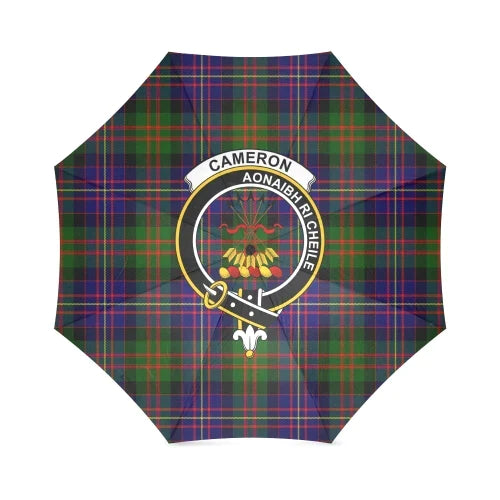 Cameron Tartan Crest Umbrellas