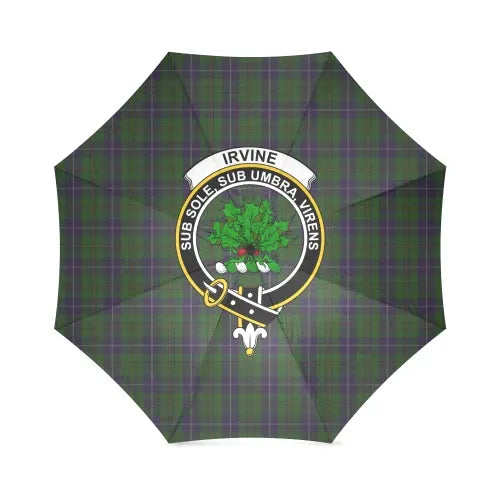 Irvine Of Bonshaw Tartan Crest Umbrellas