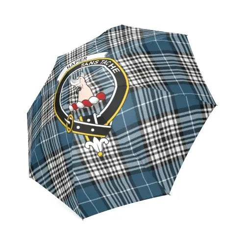 Napier Modern Tartan Crest Umbrellas