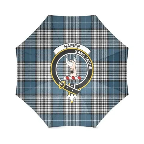 Napier Modern Tartan Crest Umbrellas