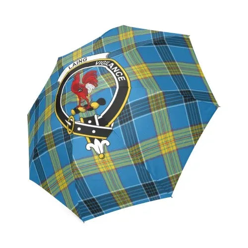 Laing Tartan Crest Umbrellas