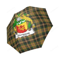 Simpson Tartan Tartan Crest Umbrellas