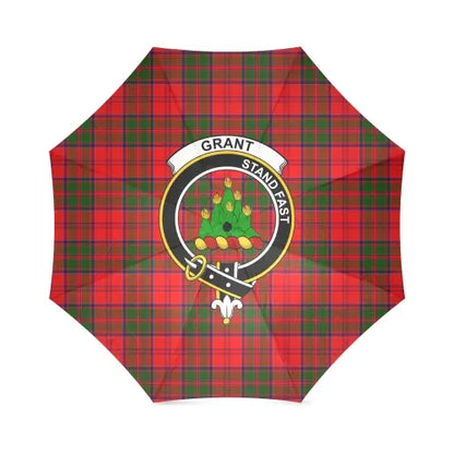 Grant Modern Tartan Crest Umbrellas