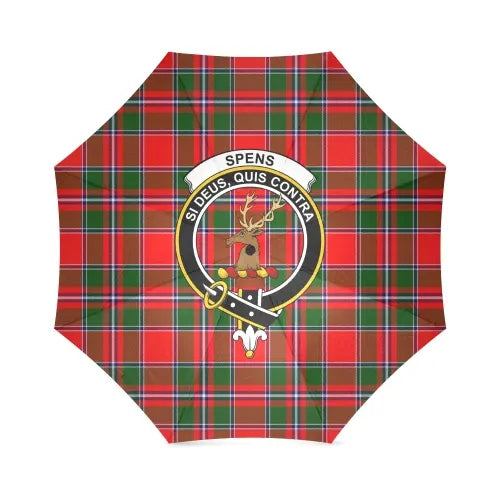 Spens Modern Tartan Crest Umbrellas