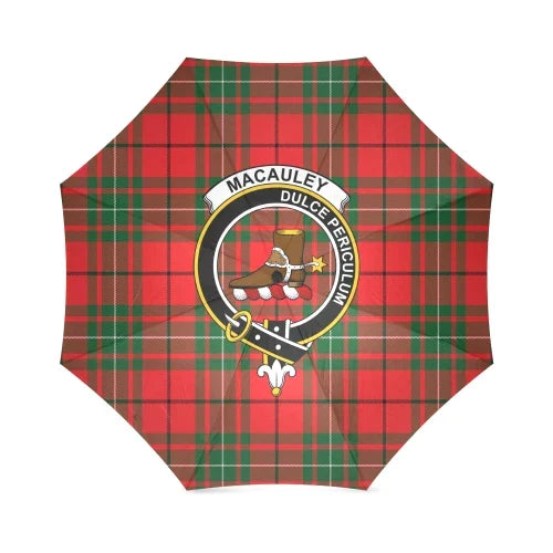 Macaulay Modern Tartan Crest Umbrellas