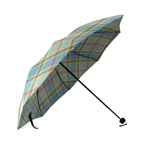 Balfour Blue Tartan Crest Umbrellas
