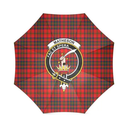 Matheson Modern Tartan Crest Umbrellas