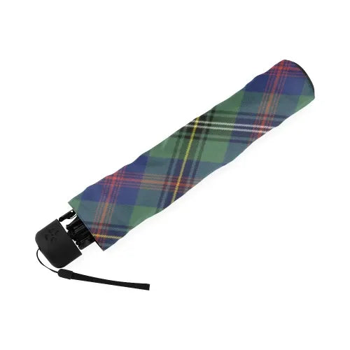 Wood Modern Tartan Plaid Umbrellas