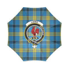 Laing Tartan Crest Umbrellas