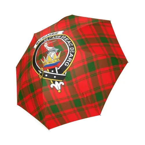 Macquarrie Modern Tartan Crest Umbrellas