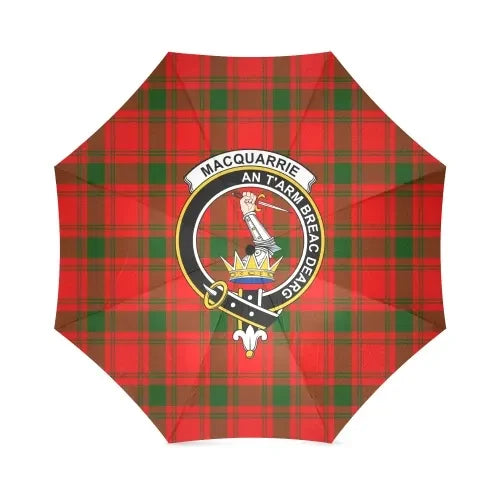 Macquarrie Modern Tartan Crest Umbrellas