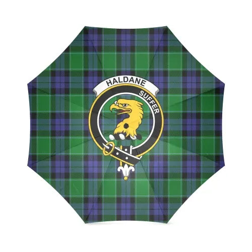 Haldane Tartan Crest Umbrellas