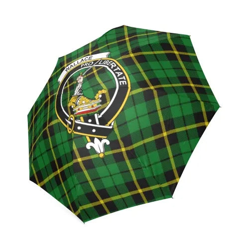 Wallace Hunting, Green Tartan Crest Umbrellas