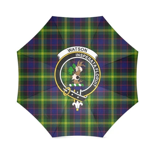 Watson Modern Tartan Crest Umbrellas