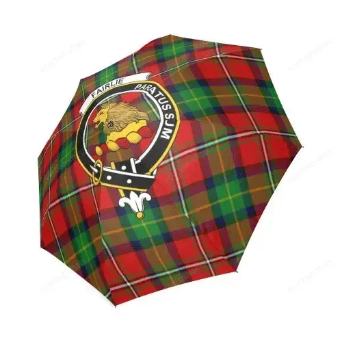 Fairlie Modern Tartan Crest Umbrellas