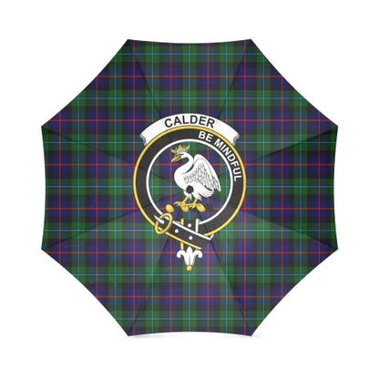 Calder Modern Tartan Crest Umbrellas