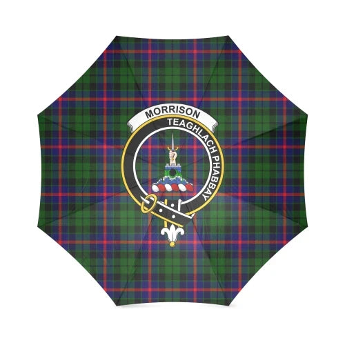 Morrison Modern Tartan Crest Umbrellas