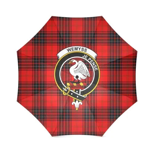 Wemyss Modern Tartan Crest Umbrellas