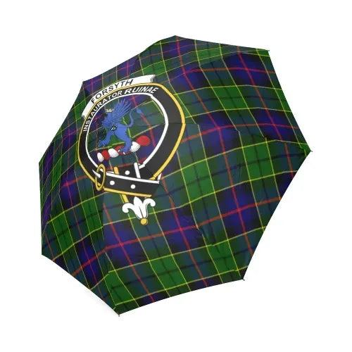 Forsyth Modern Tartan Crest Umbrellas