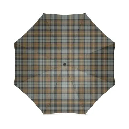 Gordon Weathered Tartan Plaid Umbrellas