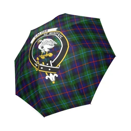 Calder Modern Tartan Crest Umbrellas