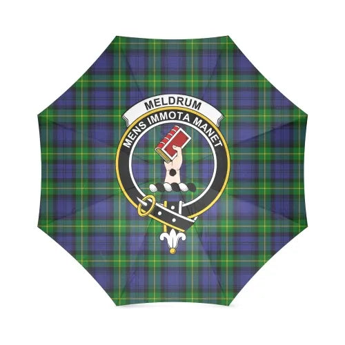 Meldrum Tartan Crest Umbrellas
