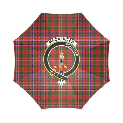 Macalister Modern Tartan Crest Umbrellas