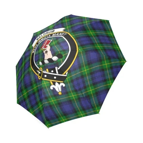 Meldrum Tartan Crest Umbrellas