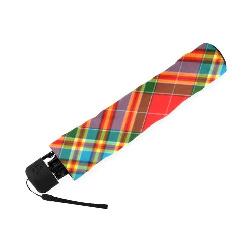 Chattan Tartan Crest Umbrellas