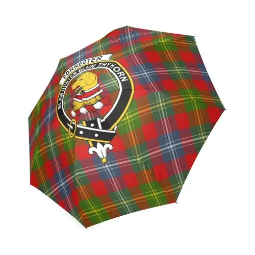 Forrester Tartan Crest Umbrellas