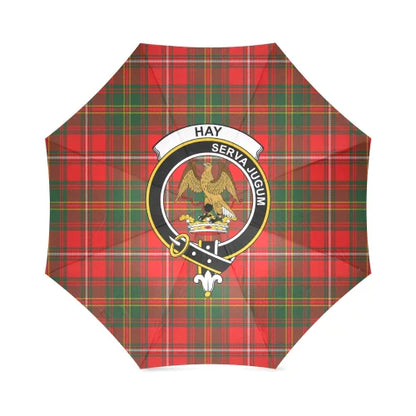 Hay Modern Tartan Crest Umbrellas