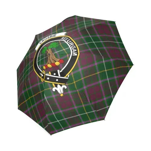 Crosbie Tartan Crest Umbrellas