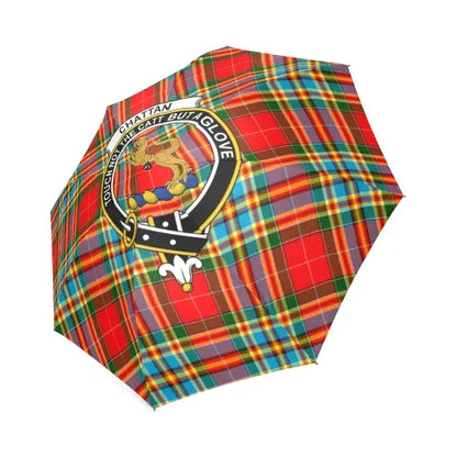 Chattan Tartan Crest Umbrellas