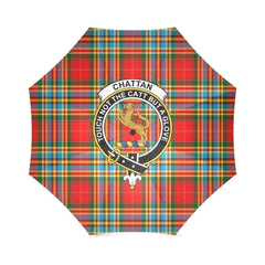 Chattan Tartan Crest Umbrellas